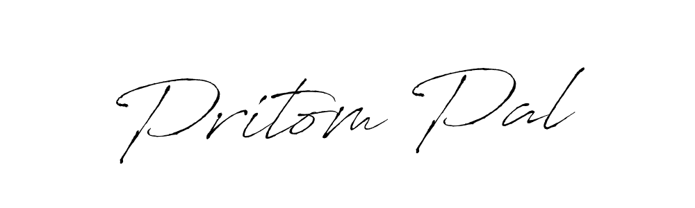 Design your own signature with our free online signature maker. With this signature software, you can create a handwritten (Antro_Vectra) signature for name Pritom Pal. Pritom Pal signature style 6 images and pictures png