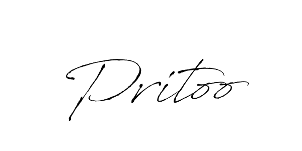 How to make Pritoo signature? Antro_Vectra is a professional autograph style. Create handwritten signature for Pritoo name. Pritoo signature style 6 images and pictures png