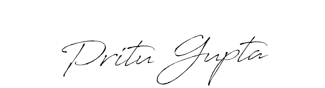 The best way (Antro_Vectra) to make a short signature is to pick only two or three words in your name. The name Pritu Gupta include a total of six letters. For converting this name. Pritu Gupta signature style 6 images and pictures png