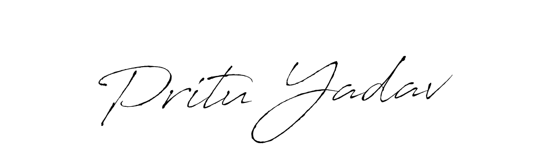 Similarly Antro_Vectra is the best handwritten signature design. Signature creator online .You can use it as an online autograph creator for name Pritu Yadav. Pritu Yadav signature style 6 images and pictures png