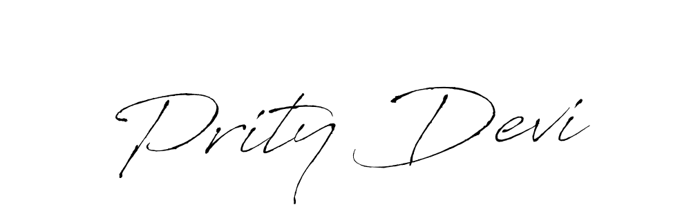 Prity Devi stylish signature style. Best Handwritten Sign (Antro_Vectra) for my name. Handwritten Signature Collection Ideas for my name Prity Devi. Prity Devi signature style 6 images and pictures png