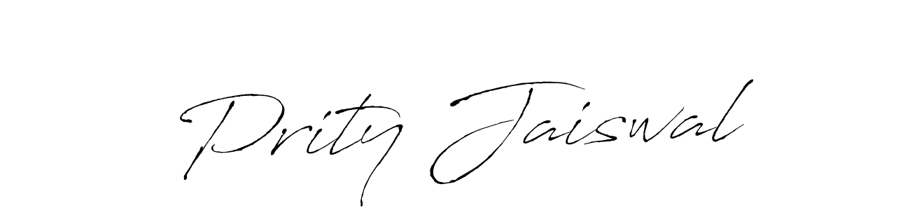 Also You can easily find your signature by using the search form. We will create Prity Jaiswal name handwritten signature images for you free of cost using Antro_Vectra sign style. Prity Jaiswal signature style 6 images and pictures png
