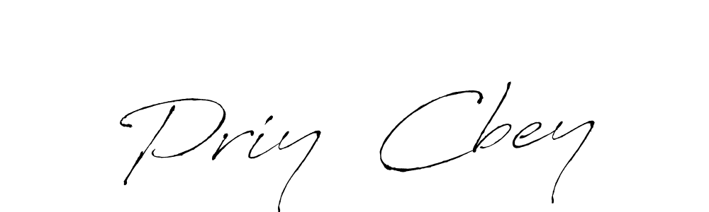 Use a signature maker to create a handwritten signature online. With this signature software, you can design (Antro_Vectra) your own signature for name Priy  Cbey. Priy  Cbey signature style 6 images and pictures png