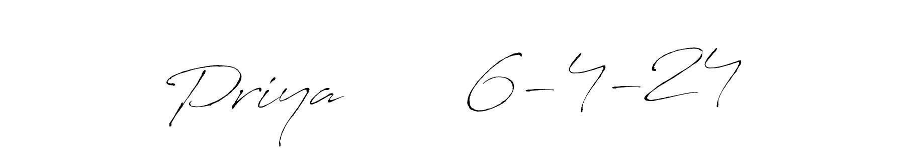 You can use this online signature creator to create a handwritten signature for the name Priya       6-4-24. This is the best online autograph maker. Priya       6-4-24 signature style 6 images and pictures png