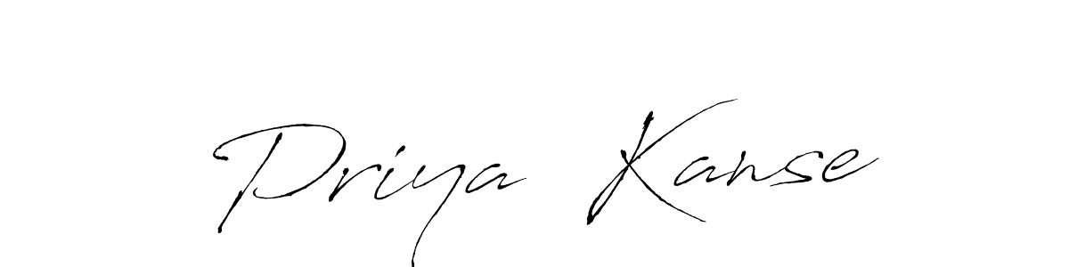 Also You can easily find your signature by using the search form. We will create Priya  Kanse name handwritten signature images for you free of cost using Antro_Vectra sign style. Priya  Kanse signature style 6 images and pictures png