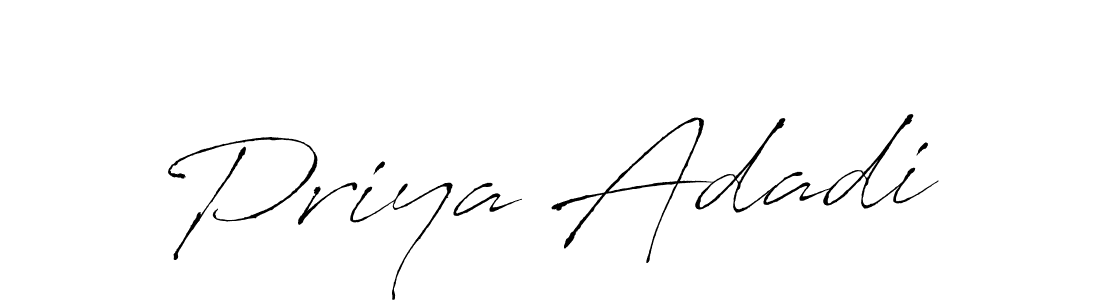 Create a beautiful signature design for name Priya Adadi. With this signature (Antro_Vectra) fonts, you can make a handwritten signature for free. Priya Adadi signature style 6 images and pictures png