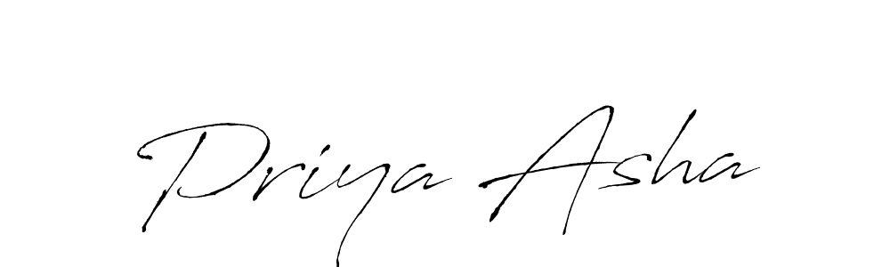 Create a beautiful signature design for name Priya Asha. With this signature (Antro_Vectra) fonts, you can make a handwritten signature for free. Priya Asha signature style 6 images and pictures png