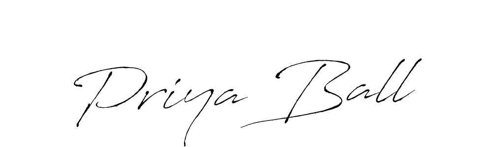 Use a signature maker to create a handwritten signature online. With this signature software, you can design (Antro_Vectra) your own signature for name Priya Ball. Priya Ball signature style 6 images and pictures png