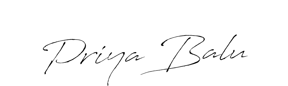 The best way (Antro_Vectra) to make a short signature is to pick only two or three words in your name. The name Priya Balu include a total of six letters. For converting this name. Priya Balu signature style 6 images and pictures png