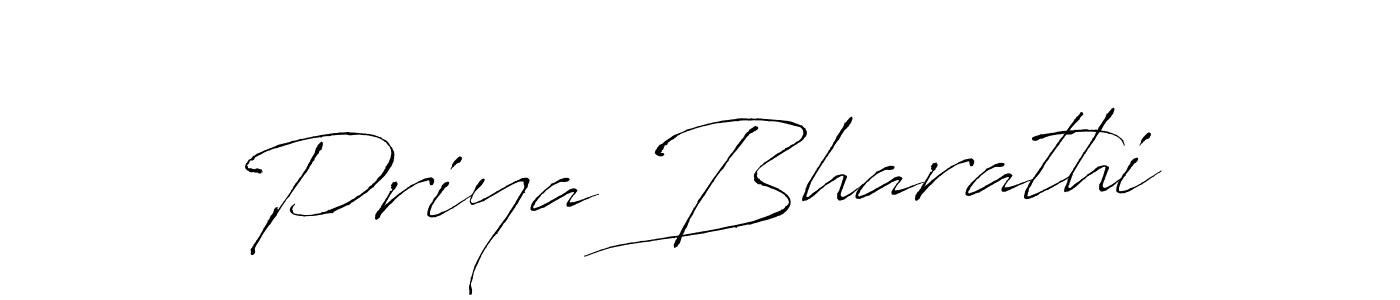 Design your own signature with our free online signature maker. With this signature software, you can create a handwritten (Antro_Vectra) signature for name Priya Bharathi. Priya Bharathi signature style 6 images and pictures png