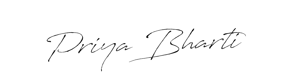 How to make Priya Bharti signature? Antro_Vectra is a professional autograph style. Create handwritten signature for Priya Bharti name. Priya Bharti signature style 6 images and pictures png