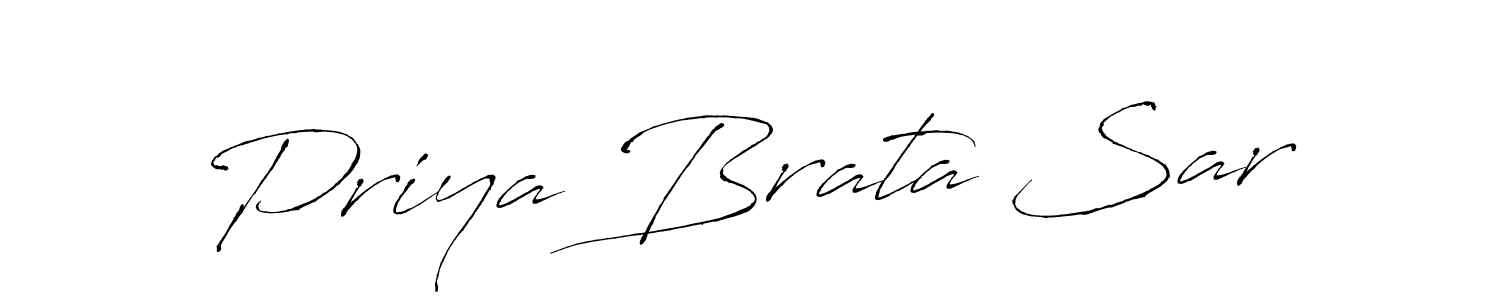 Make a beautiful signature design for name Priya Brata Sar. With this signature (Antro_Vectra) style, you can create a handwritten signature for free. Priya Brata Sar signature style 6 images and pictures png