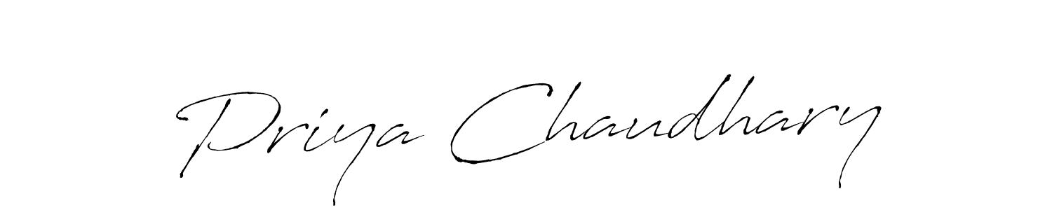 Make a short Priya Chaudhary signature style. Manage your documents anywhere anytime using Antro_Vectra. Create and add eSignatures, submit forms, share and send files easily. Priya Chaudhary signature style 6 images and pictures png