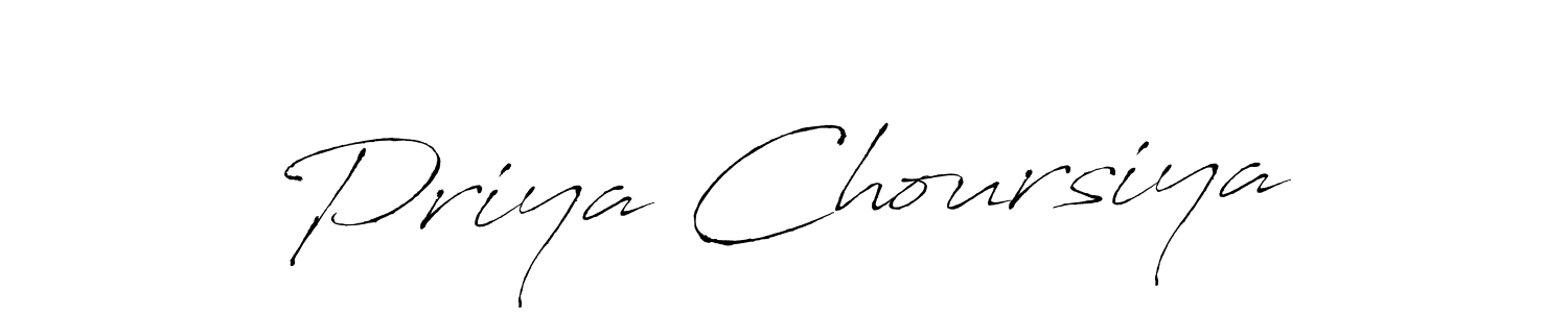 How to make Priya Choursiya signature? Antro_Vectra is a professional autograph style. Create handwritten signature for Priya Choursiya name. Priya Choursiya signature style 6 images and pictures png