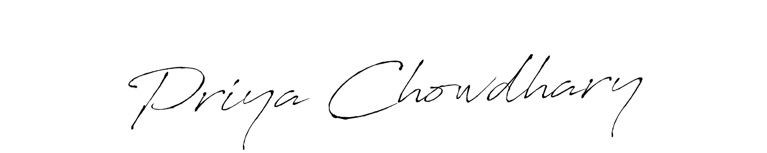 Similarly Antro_Vectra is the best handwritten signature design. Signature creator online .You can use it as an online autograph creator for name Priya Chowdhary. Priya Chowdhary signature style 6 images and pictures png