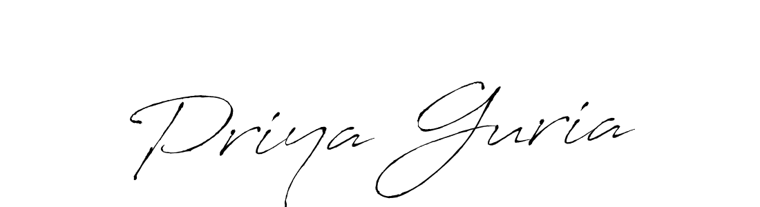 Design your own signature with our free online signature maker. With this signature software, you can create a handwritten (Antro_Vectra) signature for name Priya Guria. Priya Guria signature style 6 images and pictures png