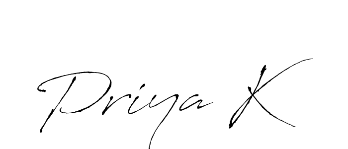 Make a short Priya K signature style. Manage your documents anywhere anytime using Antro_Vectra. Create and add eSignatures, submit forms, share and send files easily. Priya K signature style 6 images and pictures png