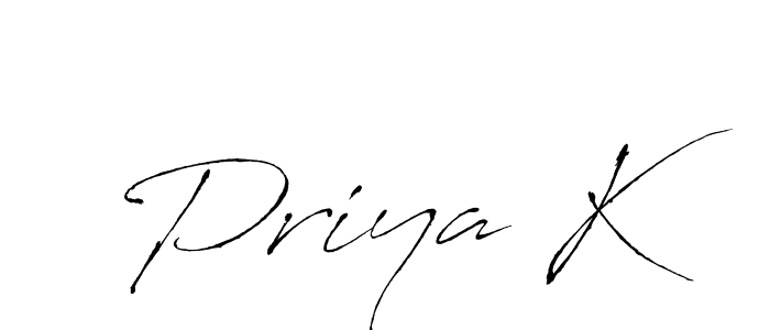 Make a short Priya K signature style. Manage your documents anywhere anytime using Antro_Vectra. Create and add eSignatures, submit forms, share and send files easily. Priya K signature style 6 images and pictures png