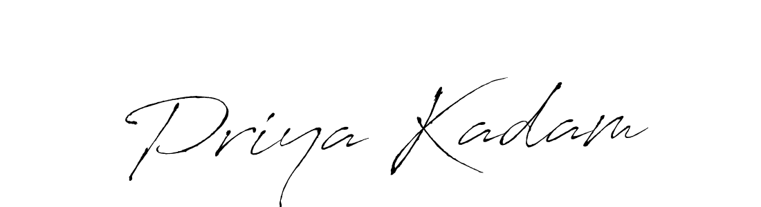 How to make Priya Kadam signature? Antro_Vectra is a professional autograph style. Create handwritten signature for Priya Kadam name. Priya Kadam signature style 6 images and pictures png