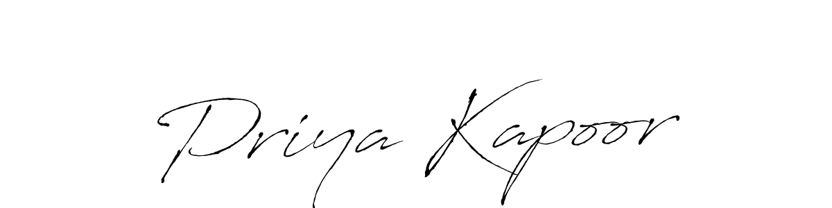 The best way (Antro_Vectra) to make a short signature is to pick only two or three words in your name. The name Priya Kapoor include a total of six letters. For converting this name. Priya Kapoor signature style 6 images and pictures png