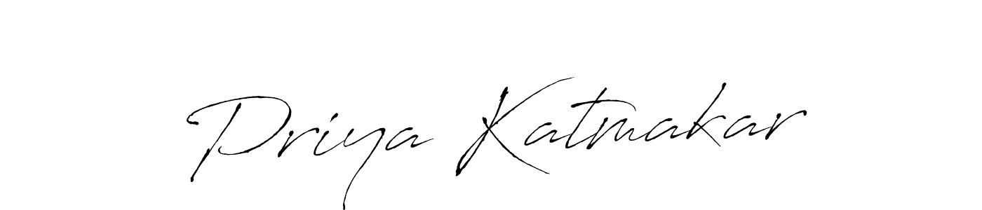 You should practise on your own different ways (Antro_Vectra) to write your name (Priya Katmakar) in signature. don't let someone else do it for you. Priya Katmakar signature style 6 images and pictures png