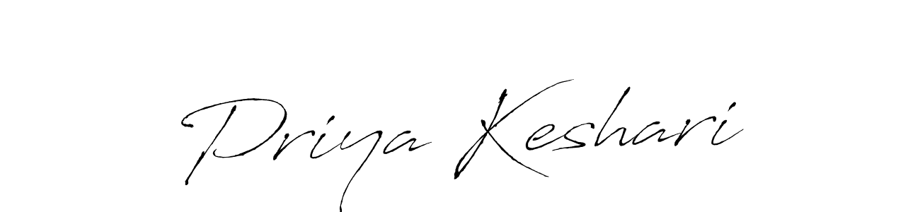 Create a beautiful signature design for name Priya Keshari. With this signature (Antro_Vectra) fonts, you can make a handwritten signature for free. Priya Keshari signature style 6 images and pictures png