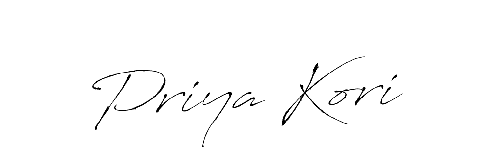 How to make Priya Kori signature? Antro_Vectra is a professional autograph style. Create handwritten signature for Priya Kori name. Priya Kori signature style 6 images and pictures png