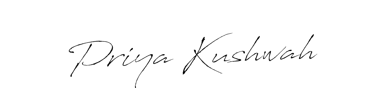 Antro_Vectra is a professional signature style that is perfect for those who want to add a touch of class to their signature. It is also a great choice for those who want to make their signature more unique. Get Priya Kushwah name to fancy signature for free. Priya Kushwah signature style 6 images and pictures png