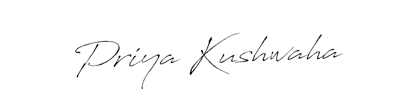 Also You can easily find your signature by using the search form. We will create Priya Kushwaha name handwritten signature images for you free of cost using Antro_Vectra sign style. Priya Kushwaha signature style 6 images and pictures png