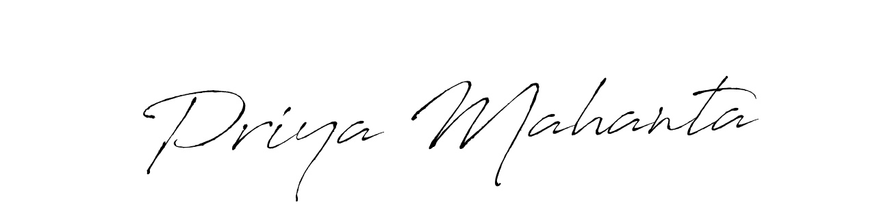 Make a beautiful signature design for name Priya Mahanta. Use this online signature maker to create a handwritten signature for free. Priya Mahanta signature style 6 images and pictures png