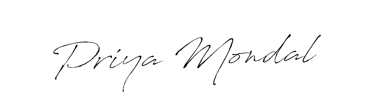 Make a short Priya Mondal signature style. Manage your documents anywhere anytime using Antro_Vectra. Create and add eSignatures, submit forms, share and send files easily. Priya Mondal signature style 6 images and pictures png