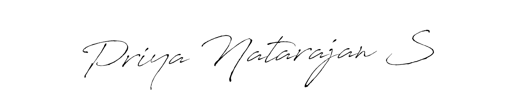 Also we have Priya Natarajan S name is the best signature style. Create professional handwritten signature collection using Antro_Vectra autograph style. Priya Natarajan S signature style 6 images and pictures png