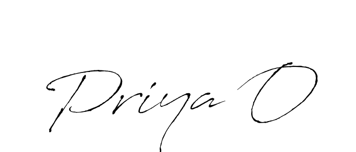 Create a beautiful signature design for name Priya O. With this signature (Antro_Vectra) fonts, you can make a handwritten signature for free. Priya O signature style 6 images and pictures png