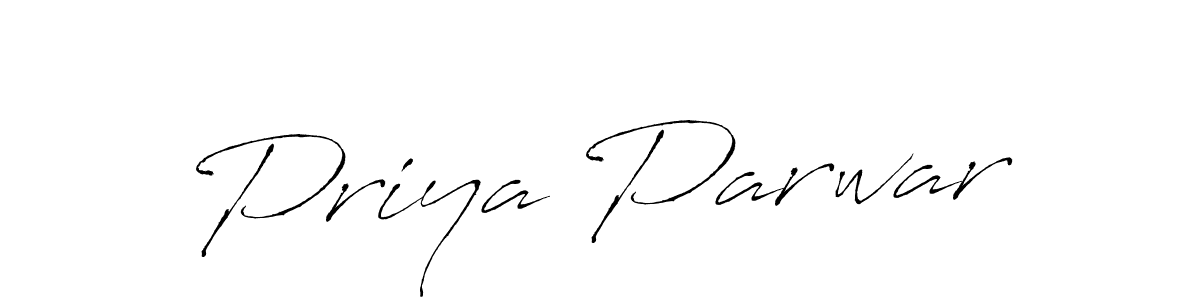Make a beautiful signature design for name Priya Parwar. With this signature (Antro_Vectra) style, you can create a handwritten signature for free. Priya Parwar signature style 6 images and pictures png