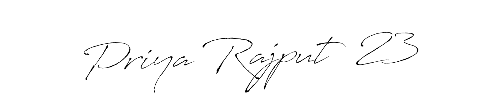 Make a short Priya Rajput  23 signature style. Manage your documents anywhere anytime using Antro_Vectra. Create and add eSignatures, submit forms, share and send files easily. Priya Rajput  23 signature style 6 images and pictures png