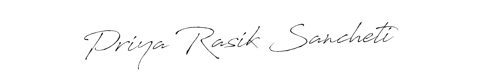 Also You can easily find your signature by using the search form. We will create Priya Rasik Sancheti name handwritten signature images for you free of cost using Antro_Vectra sign style. Priya Rasik Sancheti signature style 6 images and pictures png