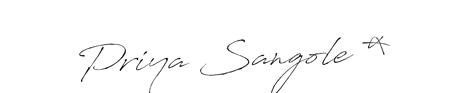 if you are searching for the best signature style for your name Priya Sangole *. so please give up your signature search. here we have designed multiple signature styles  using Antro_Vectra. Priya Sangole * signature style 6 images and pictures png