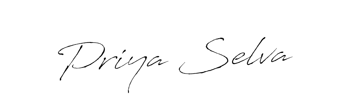 Design your own signature with our free online signature maker. With this signature software, you can create a handwritten (Antro_Vectra) signature for name Priya Selva. Priya Selva signature style 6 images and pictures png