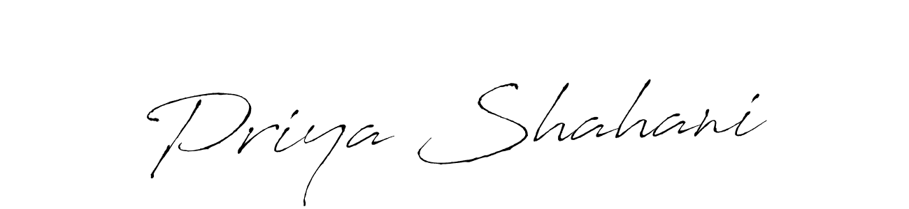 Use a signature maker to create a handwritten signature online. With this signature software, you can design (Antro_Vectra) your own signature for name Priya Shahani. Priya Shahani signature style 6 images and pictures png