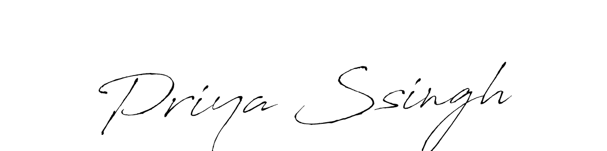 Design your own signature with our free online signature maker. With this signature software, you can create a handwritten (Antro_Vectra) signature for name Priya Ssingh. Priya Ssingh signature style 6 images and pictures png