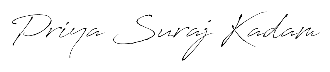 Once you've used our free online signature maker to create your best signature Antro_Vectra style, it's time to enjoy signing your documents with Priya Suraj Kadam name. Priya Suraj Kadam signature style 6 images and pictures png