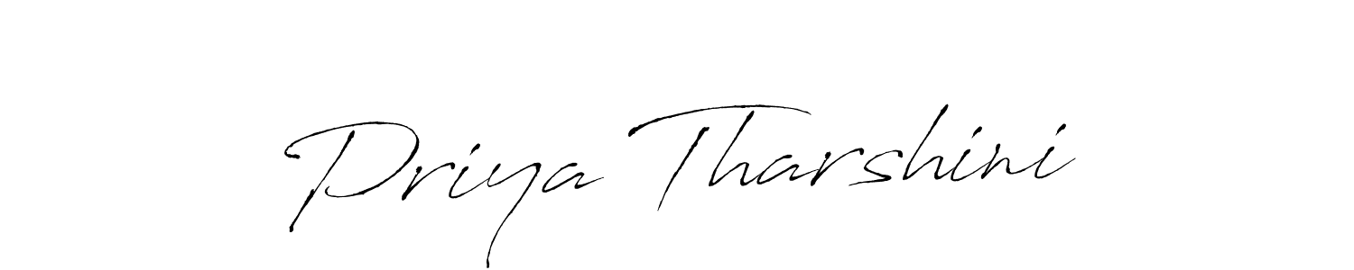 How to make Priya Tharshini name signature. Use Antro_Vectra style for creating short signs online. This is the latest handwritten sign. Priya Tharshini signature style 6 images and pictures png