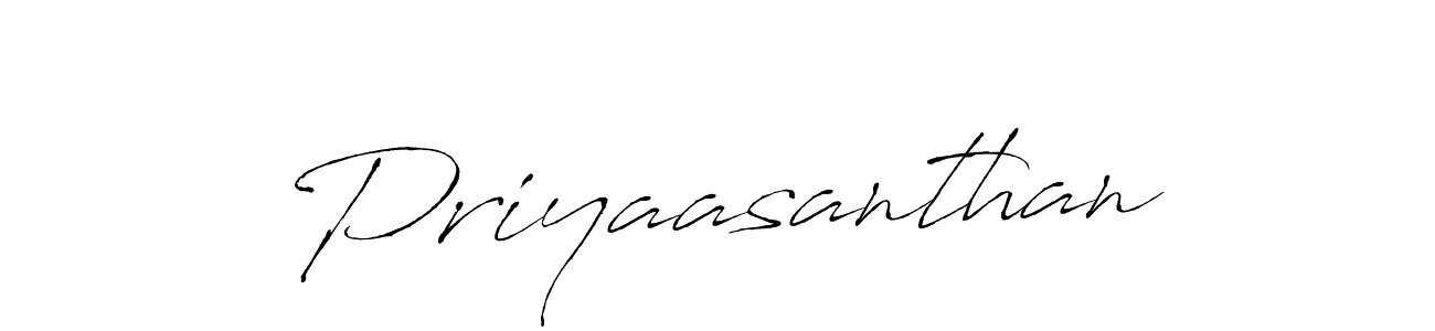 Make a beautiful signature design for name Priyaasanthan. With this signature (Antro_Vectra) style, you can create a handwritten signature for free. Priyaasanthan signature style 6 images and pictures png