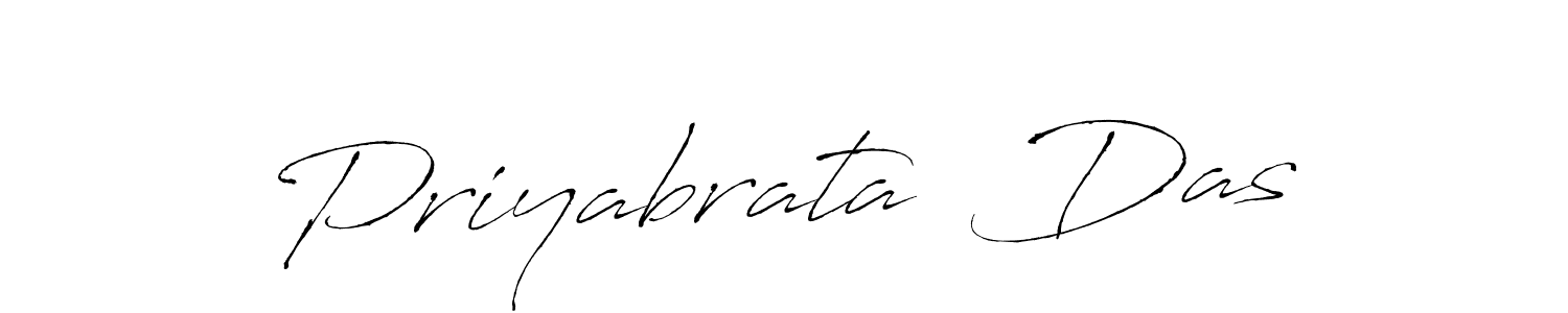 How to make Priyabrata  Das signature? Antro_Vectra is a professional autograph style. Create handwritten signature for Priyabrata  Das name. Priyabrata  Das signature style 6 images and pictures png