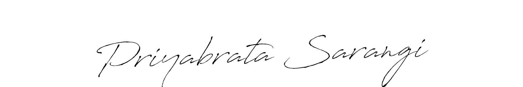 Create a beautiful signature design for name Priyabrata Sarangi. With this signature (Antro_Vectra) fonts, you can make a handwritten signature for free. Priyabrata Sarangi signature style 6 images and pictures png
