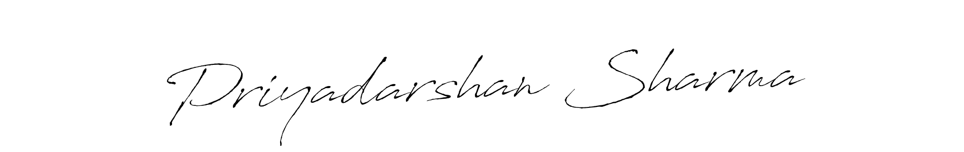 Design your own signature with our free online signature maker. With this signature software, you can create a handwritten (Antro_Vectra) signature for name Priyadarshan Sharma. Priyadarshan Sharma signature style 6 images and pictures png