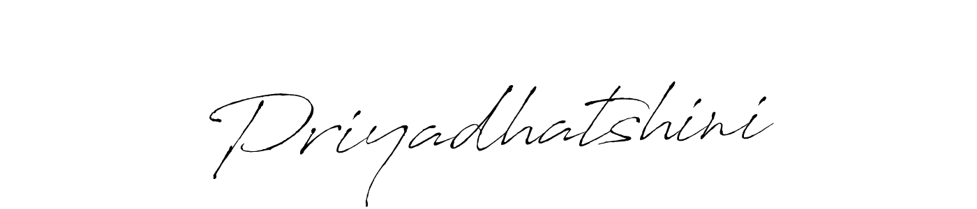 Make a beautiful signature design for name Priyadhatshini. With this signature (Antro_Vectra) style, you can create a handwritten signature for free. Priyadhatshini signature style 6 images and pictures png
