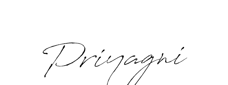 Make a beautiful signature design for name Priyagni. With this signature (Antro_Vectra) style, you can create a handwritten signature for free. Priyagni signature style 6 images and pictures png