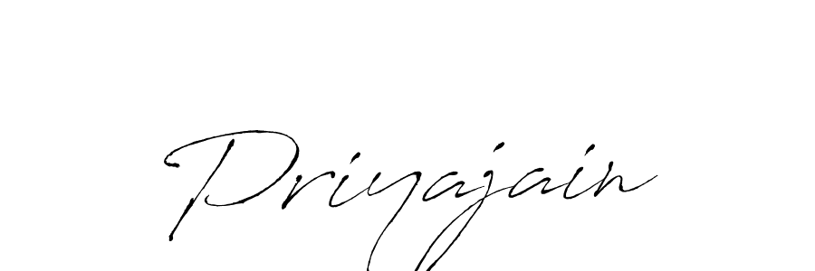 Also we have Priyajain name is the best signature style. Create professional handwritten signature collection using Antro_Vectra autograph style. Priyajain signature style 6 images and pictures png