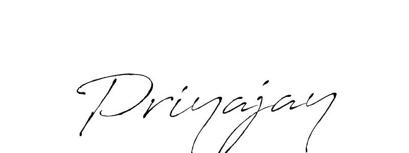 How to make Priyajay name signature. Use Antro_Vectra style for creating short signs online. This is the latest handwritten sign. Priyajay signature style 6 images and pictures png